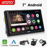 ATOTO A6 PF Universal 7 Android Car Stereo Double 2Din Multimedia Player Wireless Carplay Screen Display Android Bluetooth Radio