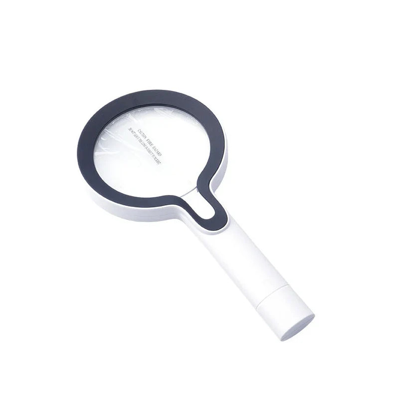 10X 25X Handheld Magnifying Glass USB Rechargeable Magnifier with 29 LED Lights Illuminated Magnifier for Reading/Identification