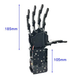 5 Dof Robot Hand Five Fingers Finished Bionic Palm Claw Gripper for Arduino Robot Manipulator Bionic Robot Palm Programmable Toy