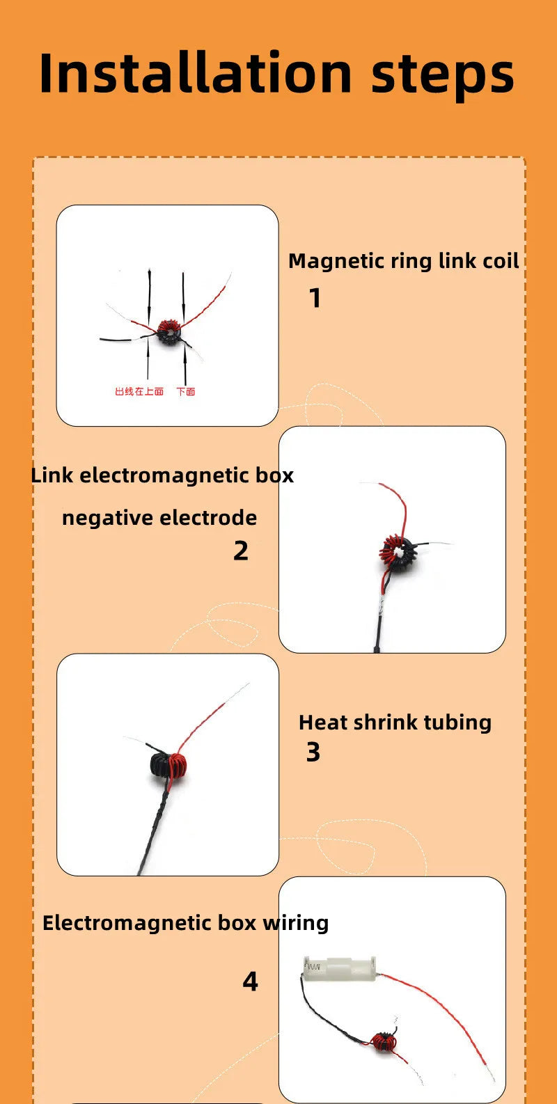 Electromagnetic Experiment with Space Separation and Electricity Extraction DIY Technology Elementary School Electrical Science