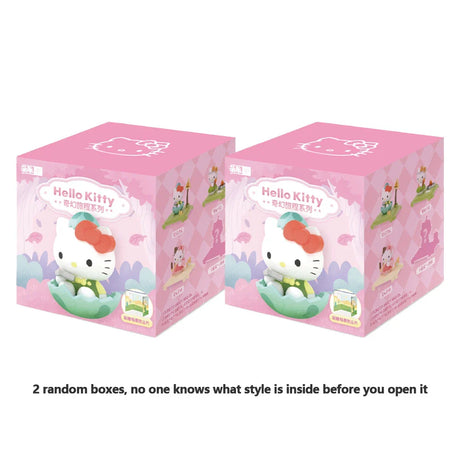 Hello Kitty Blind Box Sanrio Fantasy Journey Cartoon Model Mystery Figurine Toys Anime Figures Kawaii Cute Birthday Girls Gift