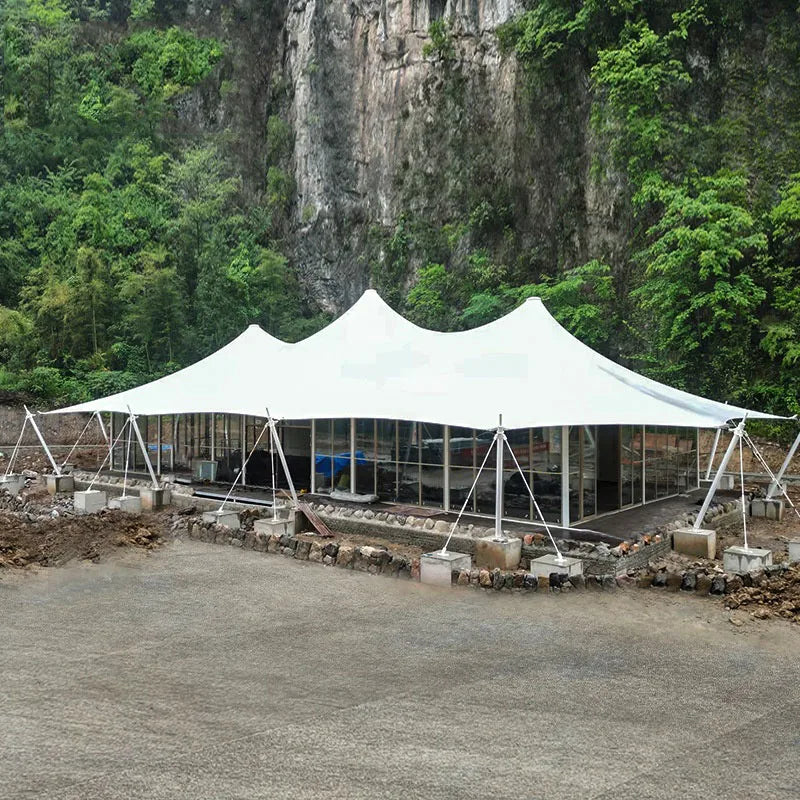 Hotel Tent, Scenic Camping Base, Catering Service Center, Membrane Structure European Style Tent