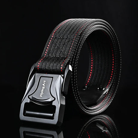 Men's Belt Army Style Combat Belts Quick Release Military Outdoor Training Hunting Hiking Casual Waistband Nylon Tactical Belt