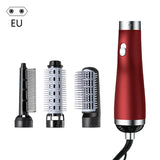 2023 New Hot Air Hair Dryer Brush, Multifunction Electric Hair Straightener Brush Negative  Fast Heat Curler Comb Styler