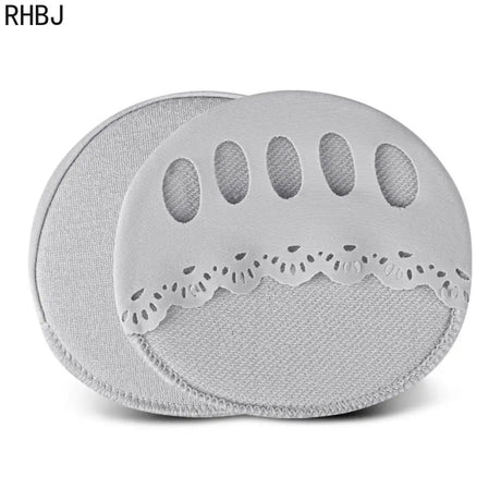 RHBJ 2pcs/set Five Toes Forefoot Pads for Women High Heels Half InsolesSilicone Insoles Gel Insoles Breathable Foot Care Tool