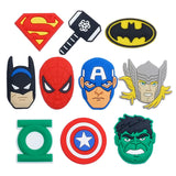 Hot Toy 6-15Pcs/SET Disney Marvel Star Wars Shoe Charms Decorations PVC Clog Accessories  Buckle Wristband Party Gift