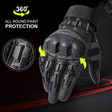 Tactical Full Finger Gloves Touch Screen Army Military PU Leather Combat Shooting Hunting Airsoft Work Protective Gear Men Women