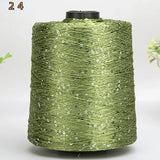 500G Glitter FancyYarn Sequin  Hand Crochet Thread Knitting Clothes Needleworkyarn With Sequins Knitting Yarn Needlework Sequins