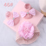 1 Set Cute Gift Bow Flowers Baby Girls Headband Socks Cartoon Animal Bow Newborn Girls Hair Band Kids Headwear Hair Accessories