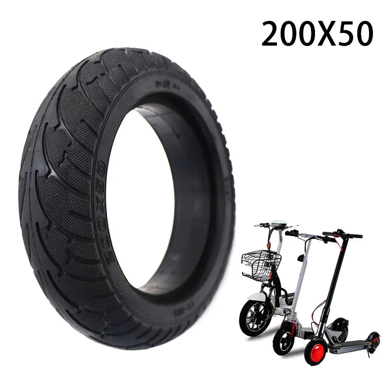 200x50 Solid Tire 8X2T for Speedway Mini 4 Pro Rear Wheel 8 Inch Electric Scooter Tire RUIMA Mini 4 Pro Rear Tire