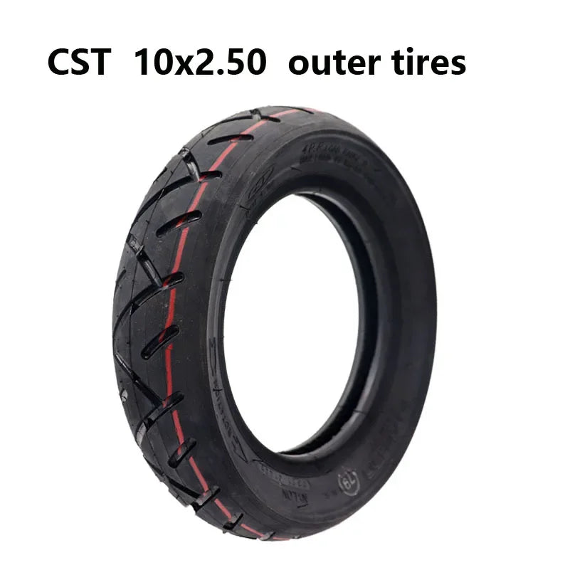 10 Inch 10x2.50 Tire CST Pneumatic Inner Tube Outer Tyre for Kugoo M4 Pro Speedway Zero 10X Electric Scooter Self-balance Car