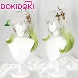 IN STOCK Nahida Wig Game Genshin Impact Cosplay Wig DokiDoki Christmas Nahida Kusanali Cosplay White Dyeing Dendro Sumeru