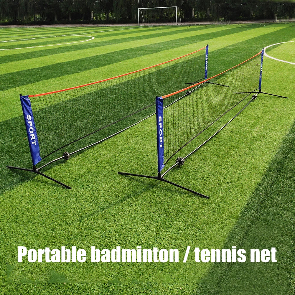 Portable Folding Standard Professional Badminton Net Volleyball Tennis Nets Mesh