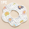 5PCS Baby Bath Towel 100% Cotton 6 Layers Gauze Kid Facecloth Face Wash Wipe Hand Soft Newborn Stuff Handkerchief 30X30cm