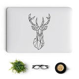 Geometrical Deer Animal Vinyl Laptop Decal Sticker For Macbook 13 Pro 14 Air Retina 15 Inch Mac Skin iPad Tablet Notebook Décor