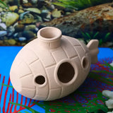 Clay Aquarium Decoration Ceramics Fish Tank Landscaping Shrimp Shelter Spawning Tank Breeding House Cave Pottery Pot Ornaments