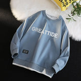 Sweatshirts for Men Round Neck Hip Hop Streetwear Hoodies No Hood Men Clothing 2024 Brand New Long Sleeve Shirts Casual