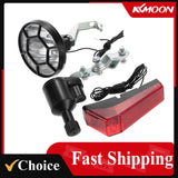 Bicycle Lights Set Kit Bike Safety Front Headlight Taillight Rear light Dynamo