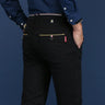 2024 New Korean Men Casual Pants Stretch Slim Fit Trousers High Quality Straight Stretch Pants Men