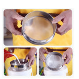 1PCS Pottery Art Tools Ceramic Glaze Sieve Filter Screen Glaze Pigment Stainless Steel Filter Sieve Polymer Clay Modelling Tools