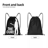 The Cure Robert Smith Logo Drawstring Backpack Sports Gym Sackpack String Bag for Running