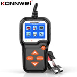 KONNWEI KW650 Car Motorcycle Battery Tester 12V 6V Battery System Analyzer 2000CCA Charging Cranking Test Tools for the Car