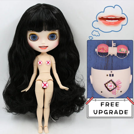 ICY DBS blyth doll CUSTMIZED carvd lips teeth matte face  joint body on sale 1/6 BJD neo azone