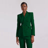 Business Suit for Women Suits Sets 2023 Women's Two-piece Suit Serge Double-breasted Slim Fit Chic and Elegant Woman Pants Set