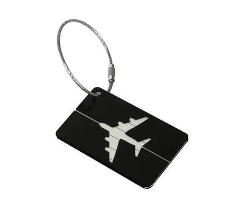 Suitcase Address Label Holder Fashion Metal Luggage Tags Baggage Name Tags Aluminium Alloy Luggage Tag Travel Accessories