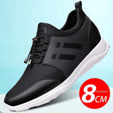 TAFN Men's shoes with invisible inner height, wear-resistant leather shoes, genuine leather sports shoes, men's casual shoes