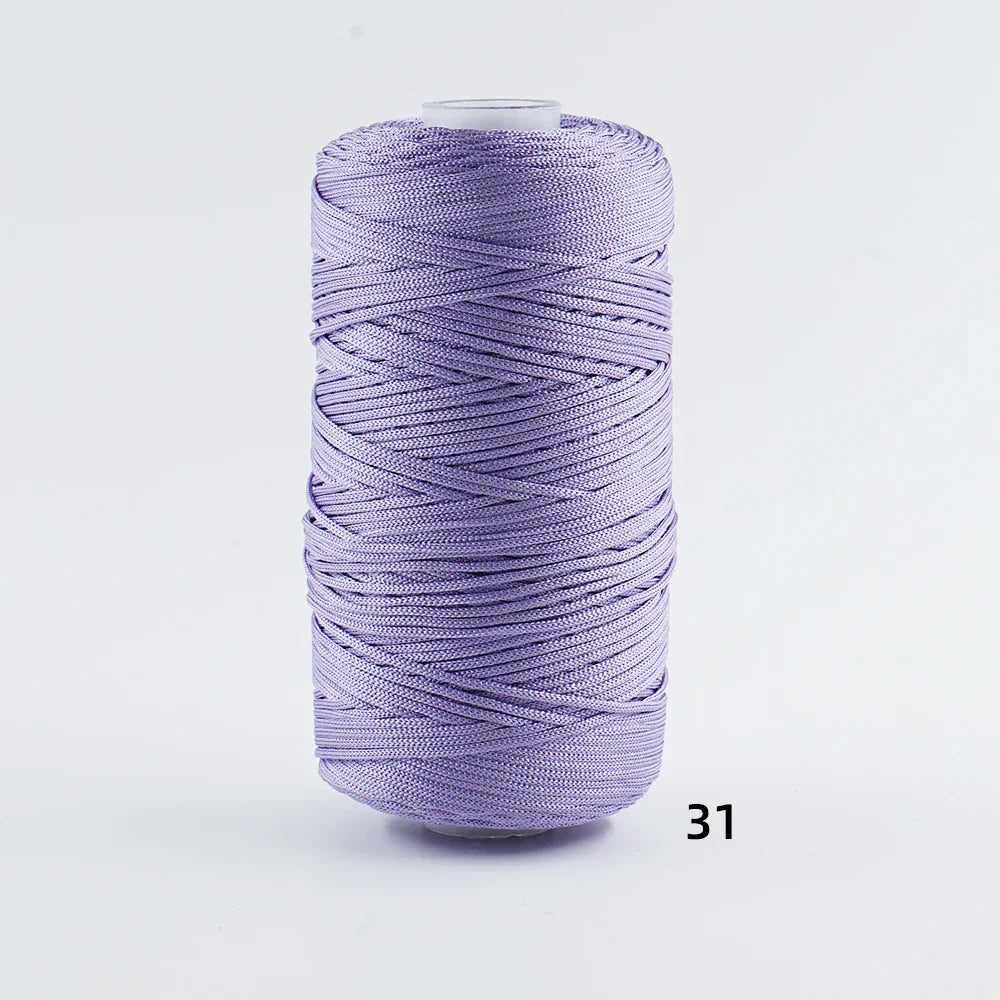 1Pc 100g 1.5mm Thin Ice nylon Yarns For Knitting And Crochet diy bag shoes hat hollow Yarn Thread Crochet Line DIY Bracelet mat