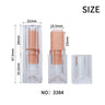 DIY Lip Rouge Packing Container 12.1mm Clear Lipstick Tube Orange Lip Balm Accessories Cosmetic Lip Tools