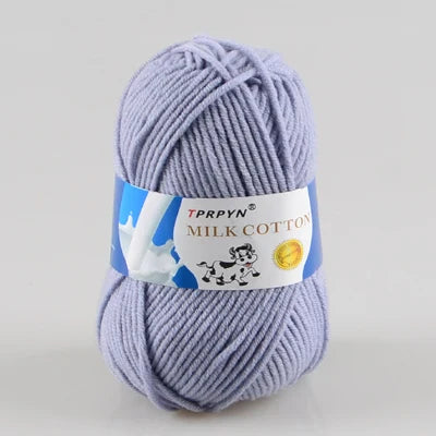 TPRPYN 10pcs Total 500g Milk Cotton Knitting Yarn Soft Tufting Baby crochet knitted Yarn for Hand Knitting worsted thread line