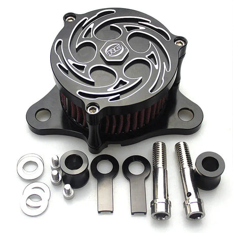 Motorcycle Accesorios High Flow Air Filter For Harley Davidson 883 Sportster 1200 48 72 CNC Plate Air Cleaner Intake System Kit