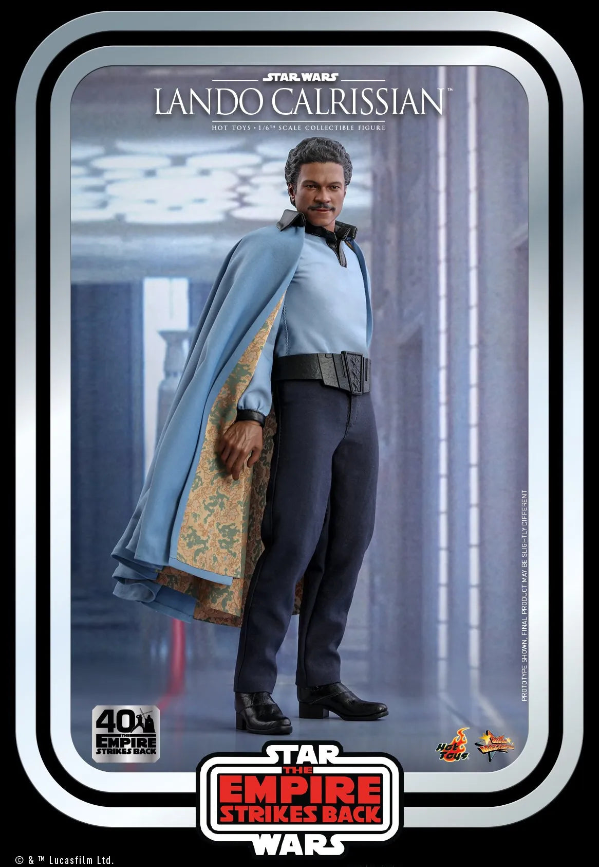 Hottoys MMS588 1/6 Male Soldier The Empire Strikes Back Lando Calrissian Full Set Model 12Inch Action Figure Movable Collection