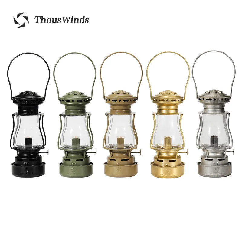 Thous Winds Twilight Camping Lantern Outdoor Portable Camping Light Retro Emotion Oil Lamp Picnic Backpack Tent Camping Supplies