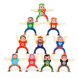 Wooden Stacking DIY Balance Building Blocks Board Stacking High Blocks Educational Toys For Kids Game Gift