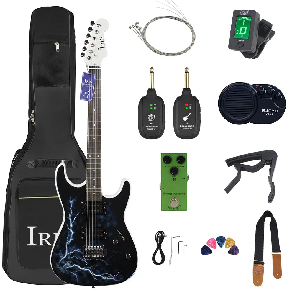 39 Inch 6 Strings Electric Guitar 22 Frets Basswood Body Maple Neck Electric Guitar With Picks Amp Guitar Parts & Accessories