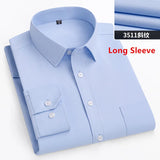 Plus Size 7XL 8XL 9XL 10XL 11XL Men's Dress Shirt Causal Twill Plain Social Basic Office Patchwork Blue Red Black Larger 160KG