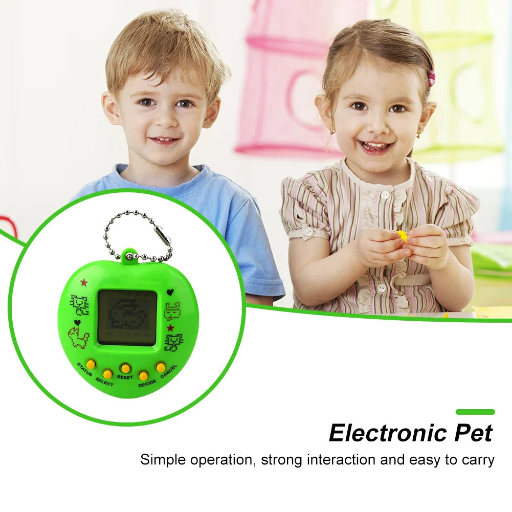 Tamagotchies Electronic Pets Toys 90S Nostalgic 49 Pets in One Virtual Cyber Pet Toy Funny Tamagochi Game Console Keyring Gift