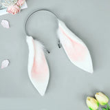 L93F Rabbit-Ears Headband Sweet Girls Halloween Cosplay Prop Lop-eared Rabbit Fursuit