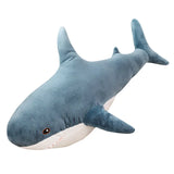 30/45/60/80/100cm Funny Joy Cute Shark Plush Toy Soft Stuffed Animal Reading Pillow for Birthday Gifts Cushion Doll Gift