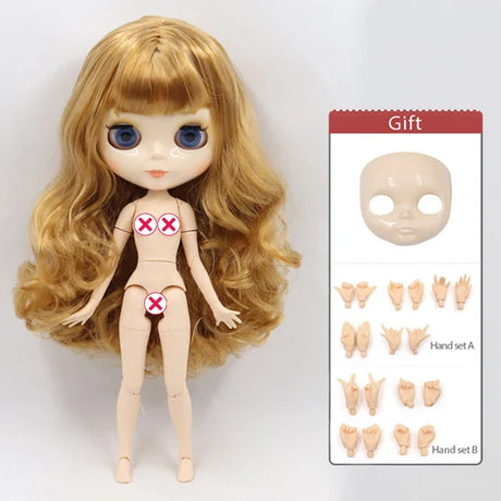 ICY DBS 10th Anniv Blyth doll 30cm 1/6 BJD toy glossy/matter shiny face colorful hair joint body