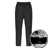 Men's Winter New Drawstring Thickened Fashion Casual Warm Down Pants Straight White Goose Down Pants