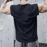 NEW Bodybuilding Sports Tank Tops Men Gyms Fitness Workout Sleeveless Shirt Male Summer Loose Undershirt Running men Vest