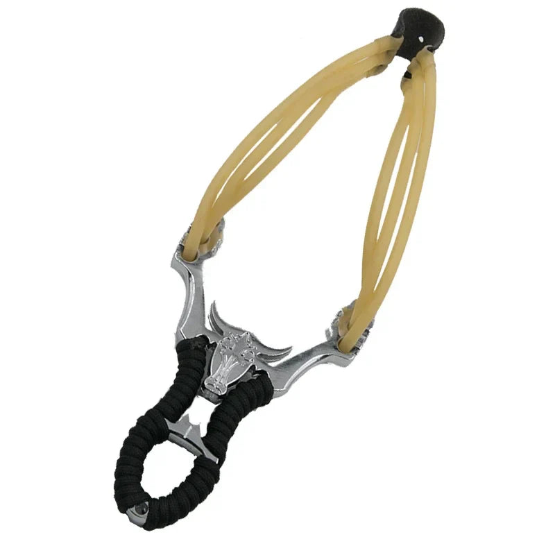 High Quality Alloy Fishing Nostalgic Toys Powerful And Powerful Rubber Tactical Slingshot Outdoor Shooting Hunting Competitive