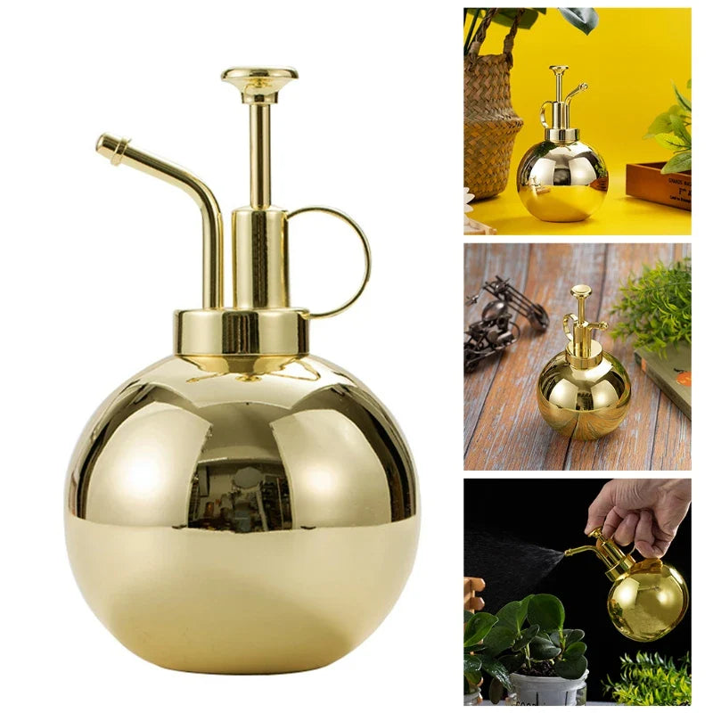 500ml Metal Watering Can for Indoor Plants Vintage for Mister Bottle Gardening Spraying Can Spritzer Bottles