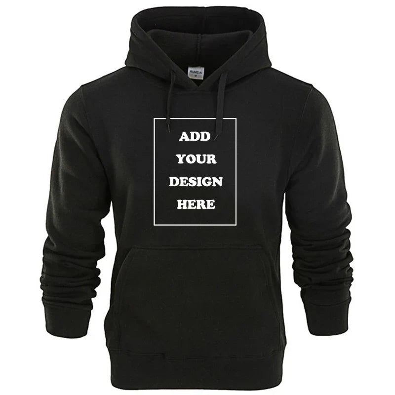 Customized Men Sweatshirt Pullovers Men's Pullovers Custom Hoodie Personalized Logo Badges Custom Top Unisex Sweetshirts S-4XL