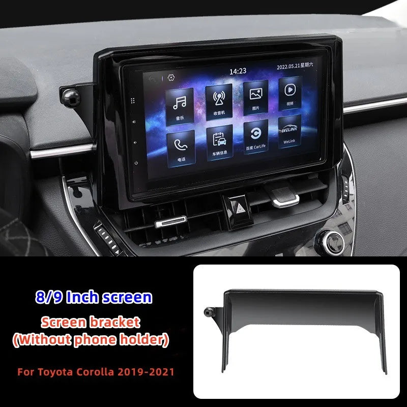 For Toyota Corolla 2019-2022 Car Phone Holder 8/9" Screen Fixed GPS Bracket Mobile Phone Stand Car Mount Auto Accessories