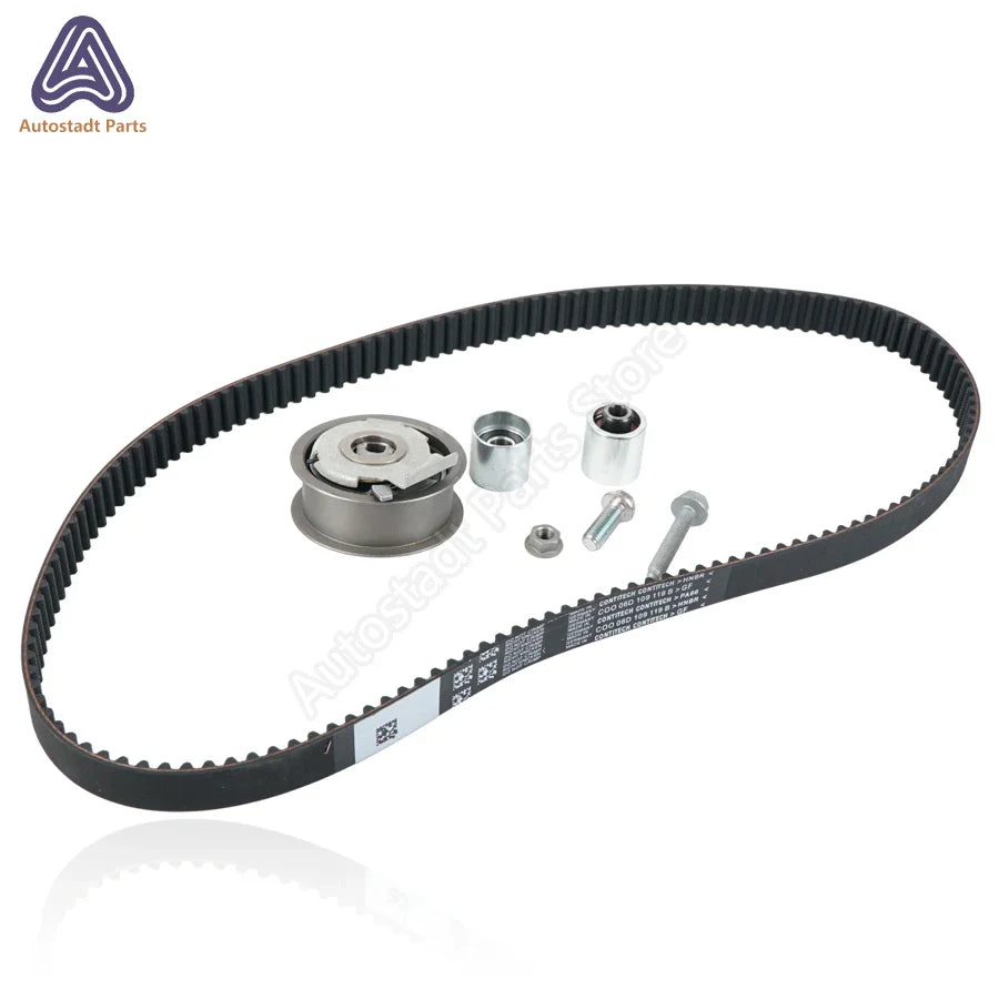 2.0T Toothed Belt Tensioner Engine Timing Belt Component Kit For Audi A3 A4 A6 For VW Jetta Golf GTI MK5 Passat Eos 06F198119B